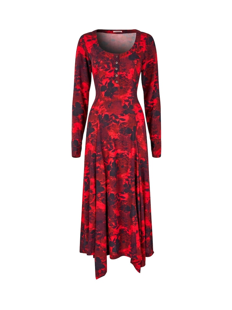 Joe Browns Red Lace Back Boho Maxi Dress - Image 5 of 5
