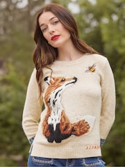 Joe Browns Cream Cream Fox Jumper - Image 2 of 7