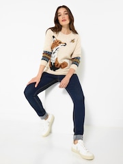 Joe Browns Cream Cream Fox Jumper - Image 4 of 7