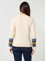 Joe Browns Cream Cream Fox Jumper - Image 5 of 7