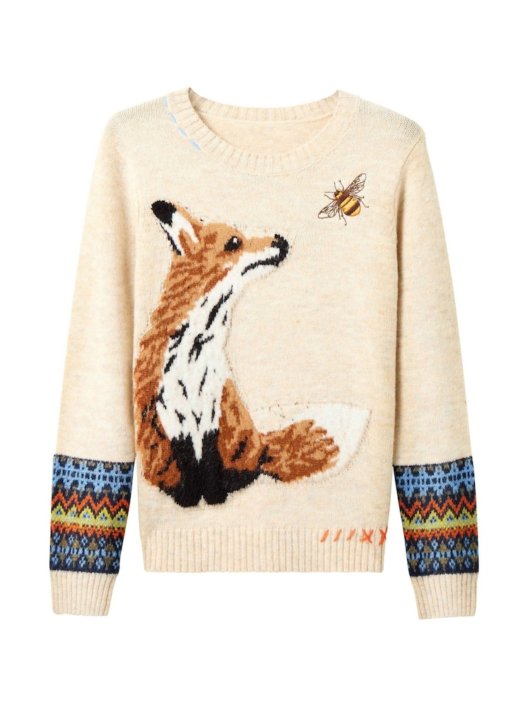 Joe Browns Cream Cream Fox Jumper - Image 7 of 7