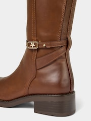 Joe Browns Brown Knee-High Riding Boots - Image 5 of 5