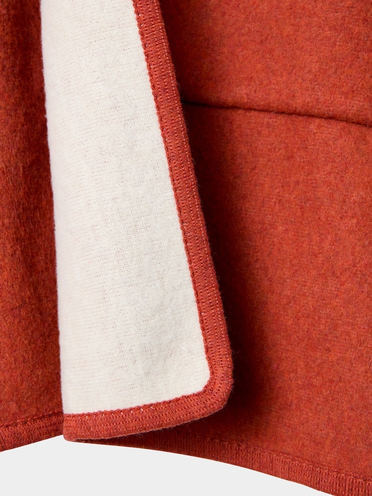 Joe Browns Orange Chic Boho Fur-Collar Wrap Cover-Up - Image 7 of 7 Joe Browns Orange Chic Boho Fur-Collar Wrap Cover-Up - Image 7 of 7