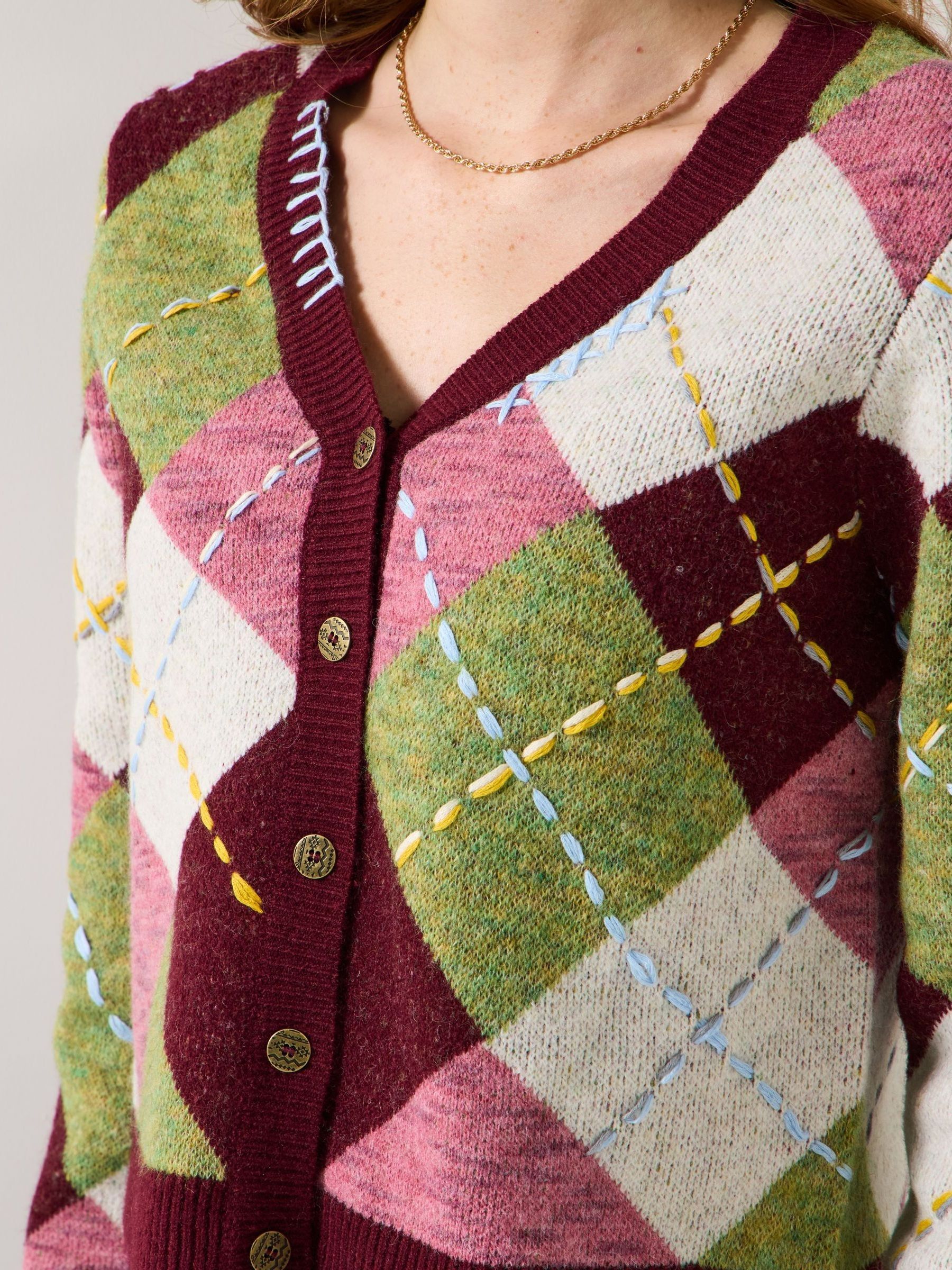 Cumpără Cardigan Joe Browns cu model clasic Argyle from Next Romania