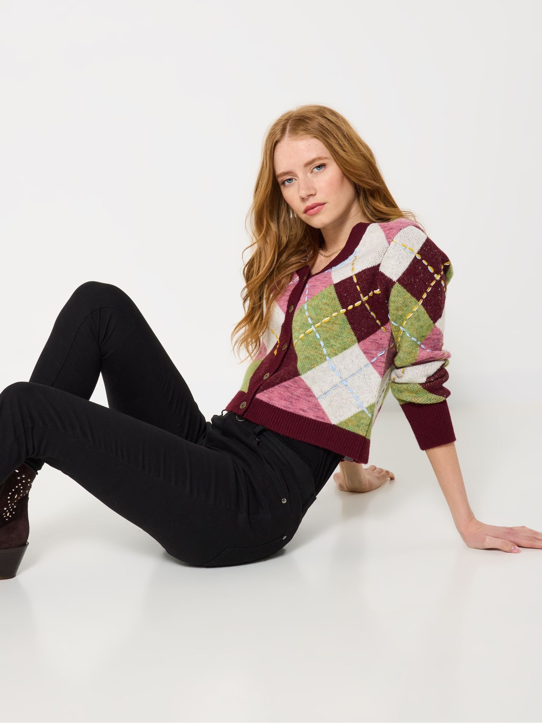 UYORI⑦ Cumpără Cardigan Joe Browns cu model clasic Argyle from Next Romania