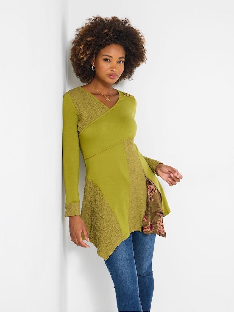 Joe Browns Green Asymmetric Hem Tunic - Image 1 of 5