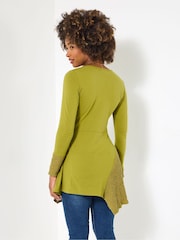 Joe Browns Green Asymmetric Hem Tunic - Image 2 of 5