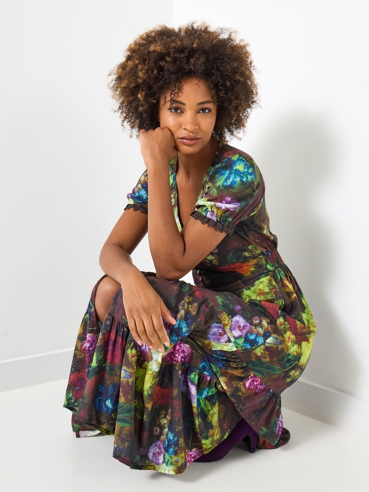 joe browns green dress Joe Browns WE943 Green Mia Shirred Jersey Dress – Experience Boutique
