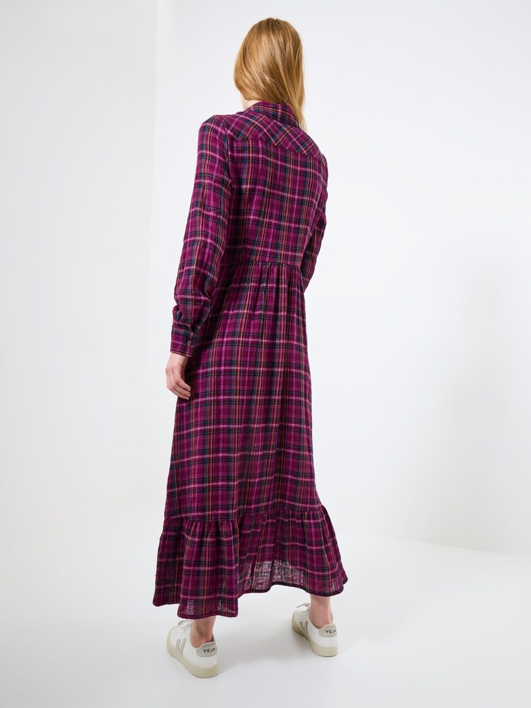 purple check dress Empyre Sasha Purple Plaid Tank Dress