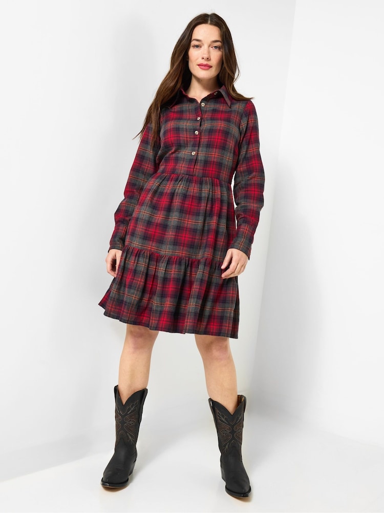 Joe Browns Boho Check Mini Dress - Imagem 2 de 7