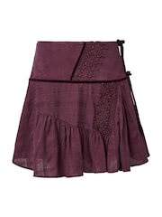 Joe Browns Purple Mixed Fabric Mini Skirt - Image 7 of 7