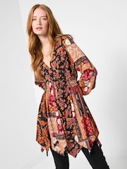 Joe Browns Orange Autumn Leaves Dress - Image 1 of 5