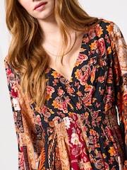Joe Browns Orange Autumn Leaves Dress - Image 3 of 5