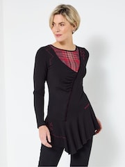 Joe Browns Black Check Tunic - Image 3 of 8