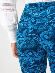 Joe Browns Blue Moleskin Flared Trousers - Image 5 of 6