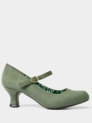 أخضر - Joe Browns Floral Lined Mary Jane Shoes - صورة 1 من 4
