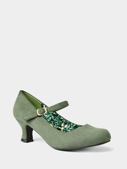 أخضر - Joe Browns Floral Lined Mary Jane Shoes - صورة 2 من 4