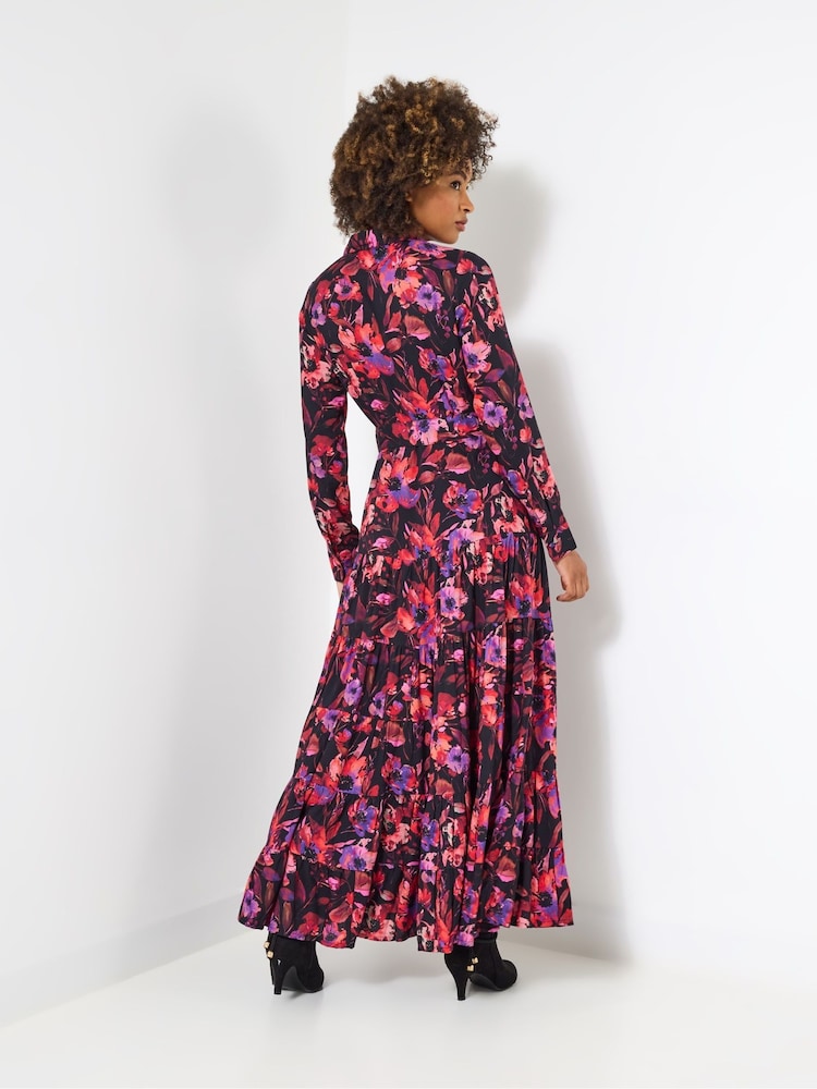 Joe Browns Floral Shirt Maxi Dress - Imagem 2 de 5