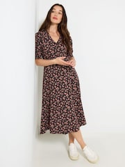 Joe Browns Brown Floral Vintage Tea Dress - Image 5 of 7