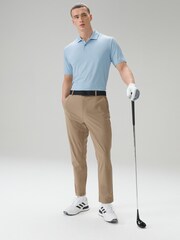 Light Blue Active Golf Mesh Training Polo Shirt - Image 3 of 8