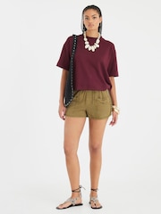 River Island Red Premium Boxy T-Shirt - Image 2 of 4
