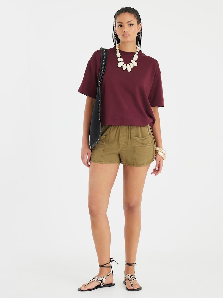 River Island Red Premium Boxy T-Shirt - Image 2 of 4