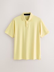 Gelb - Aktives Golf-Mesh-Trainings-Polo-Shirt - Bild 5 von 7