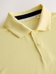Gelb - Aktives Golf-Mesh-Trainings-Polo-Shirt - Bild 6 von 7
