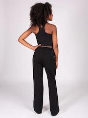 Pineapple Black Zip Flared Trousers - Image 5 of 5