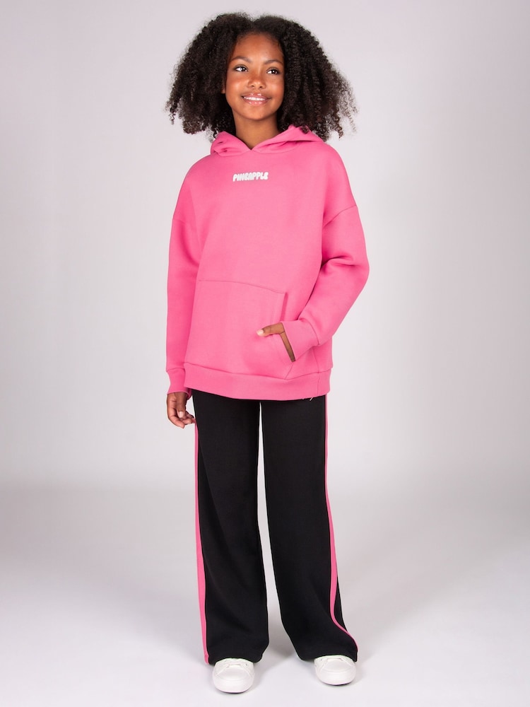Pineapple Pink Girls Bubble Hoodie - Image 2 of 5 Pineapple Pink Girls Bubble Hoodie - Image 2 of 5