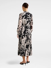 Forever New Black Annabel Button Through Midi Dress - Image 2 of 4