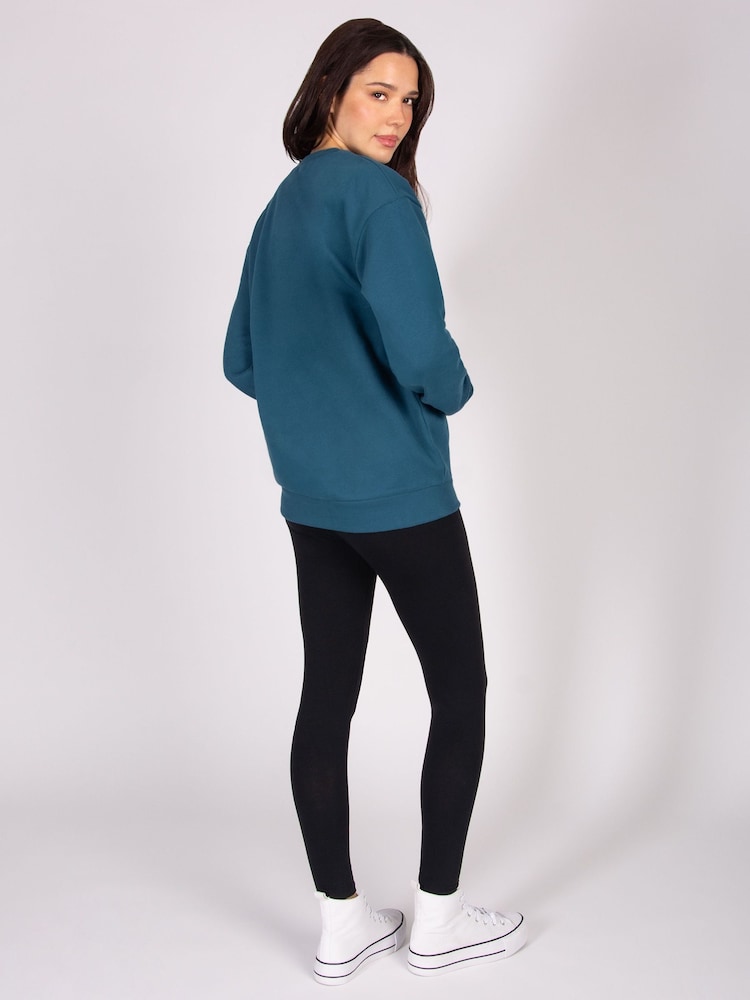 Pineapple Blue Womens Unisex Sweatshirt - Image 6 of 6 Pineapple Blue Womens Unisex Sweatshirt - Image 6 of 6