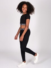 Pineapple Black Tape Waist Leggings - Image 4 of 5