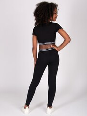 Pineapple Black Tape Waist Leggings - Image 5 of 5