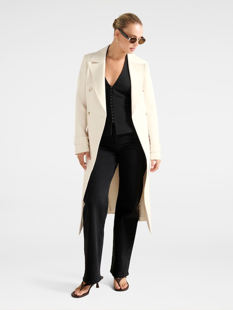 Forever New Lydia Crepe Trench Coat - Slika 1 iz 4