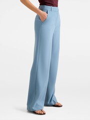 Forever New Blue Ariel Straight Leg Trousers - Image 4 of 5