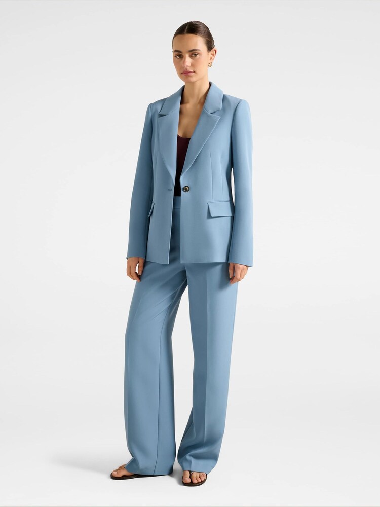 Forever New Blue Ariel Straight Leg Trousers - Image 5 of 5 Forever New Blue Ariel Straight Leg Trousers - Image 5 of 5