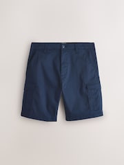 Ink Blue Stretch Cargo Shorts - Image 6 of 9