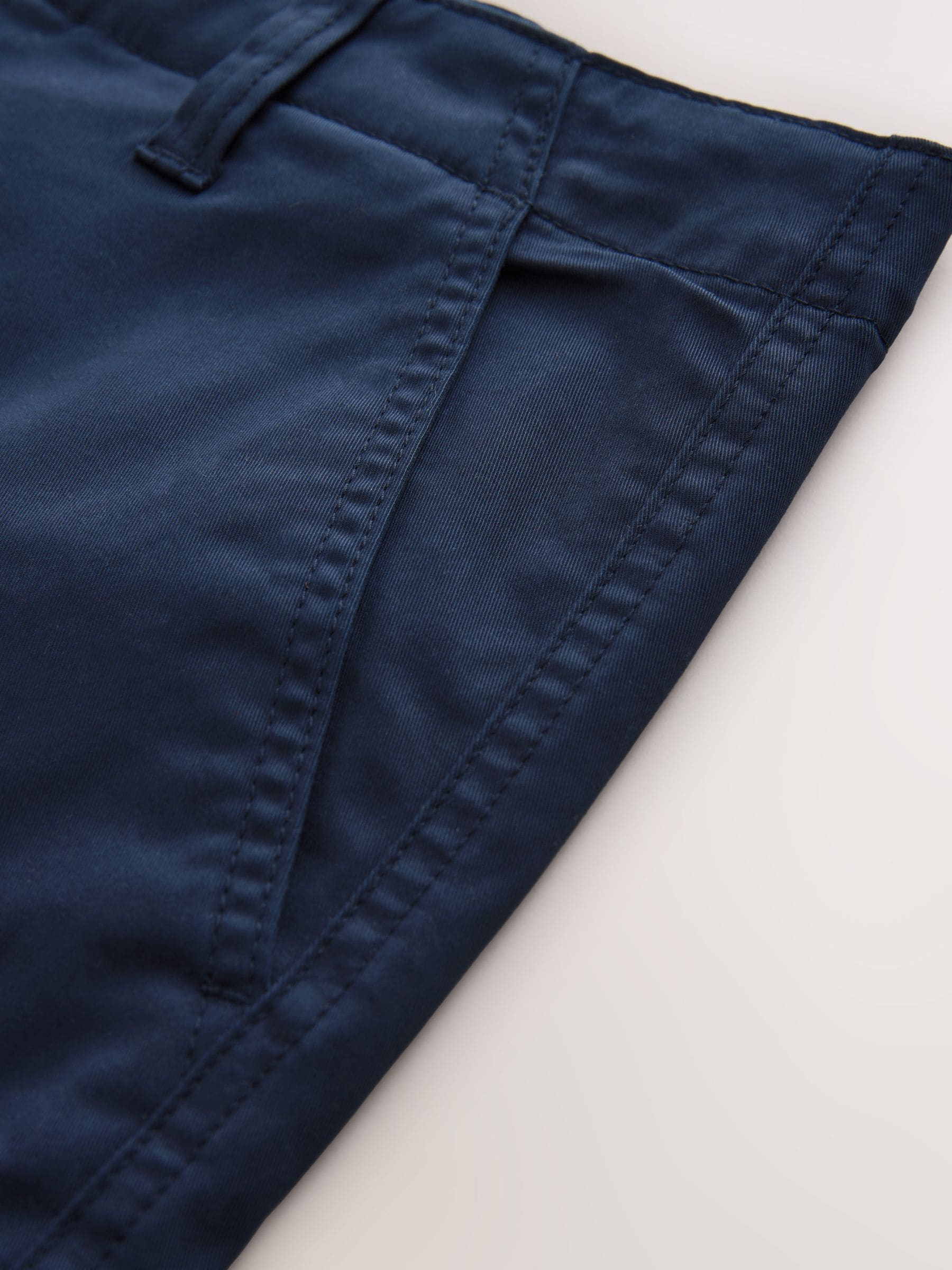 Buy Ink Blue Stretch Cotton Rich Cargo Shorts from Next USA