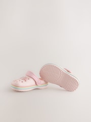 وردي فاتح - خف بنعل سميك عليه رسم شكل شخصية - صورة 3 من 5