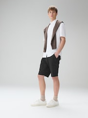 Black/Mushroom 2 Pack Stretch Cargo Shorts - Image 4 of 13