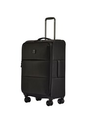 Antler Soft Stripe Black Luggage - Image 1 of 5