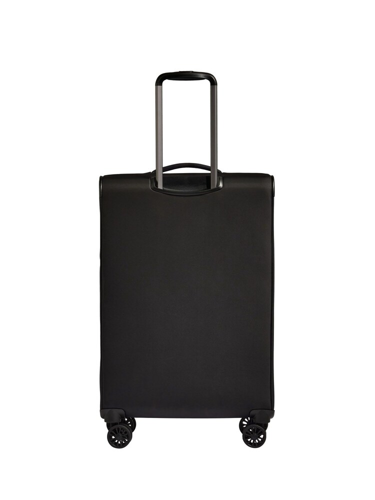 Antler Soft Stripe Black Luggage - Image 5 of 5 Antler Soft Stripe Black Luggage - Image 5 of 5