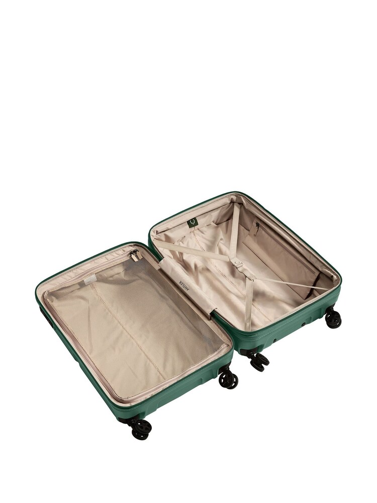 Antler Single Green Stripe Spin Luggage - Image 5 of 5 Antler Single Green Stripe Spin Luggage - Image 5 of 5