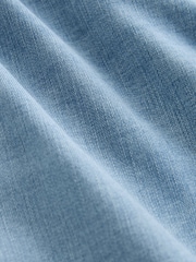 Light Blue Slim Fit Motion Flex Denim Shorts - Image 11 of 11