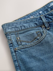 Mid Blue Slim Fit Motion Flex Denim Shorts - Image 10 of 11