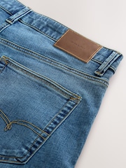 Mid Blue Slim Fit Motion Flex Denim Shorts - Image 11 of 11