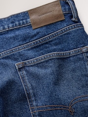 Mid Blue Denim Jort Shorts - Image 3 of 3