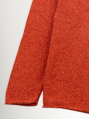 Folk Red Slouch Crew Neck Jumper - Image 10 of 11