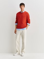 Folk Red Slouch Crew Neck Jumper - Image 2 of 11